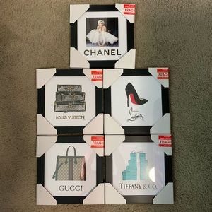 FAIRCHILD PARIS Wall Art 5pc Set